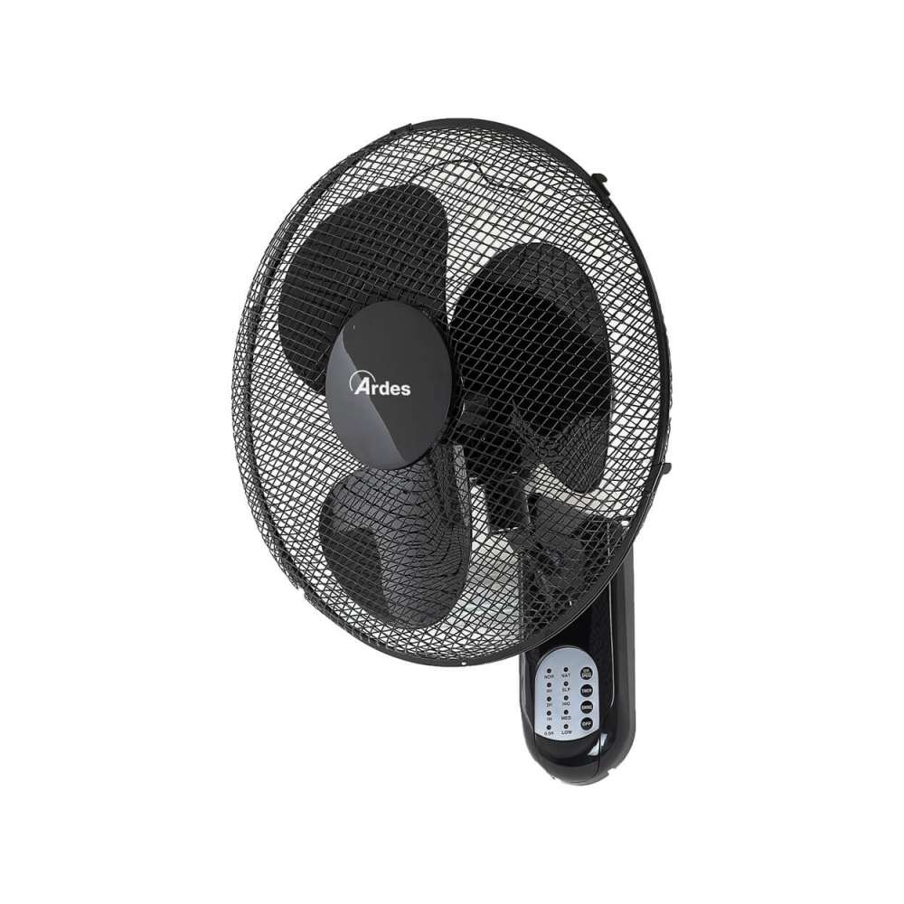 Ardes  5W40R ZIDNI VENTILATOR 50W SA DALJINSKIM UPRAVLJAČEM I TAJMEROM CRNI