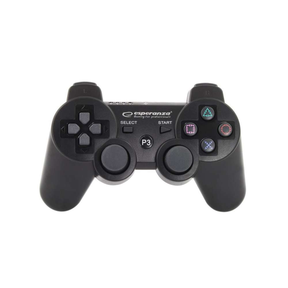 ESPERANZA EGG109 BEŽIČNI GAMEPAD 2.4GHZ PS3 USB CRNI ESPERANZA EGG109 BEŽIČNI GAMEPAD 2.4GHZ PS3 USB CRNI