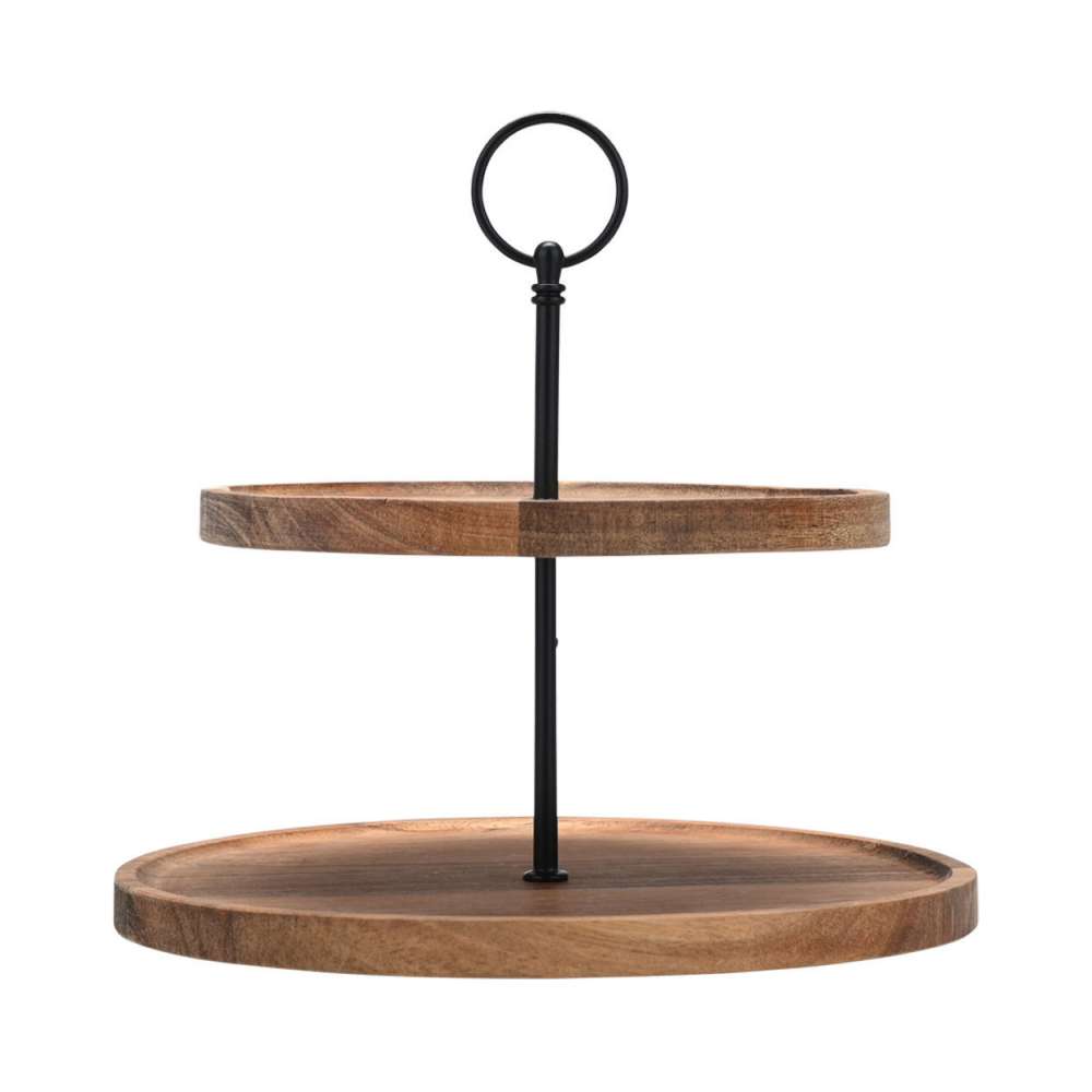 ESTIA ES01-30933 POSLUŽAVNIK ZA SERVIRANJE NA 2 NIVOA BAMBUS 25CM ESTIA ES01-30933 POSLUŽAVNIK ZA SERVIRANJE NA 2 NIVOA BAMBUS 25CM