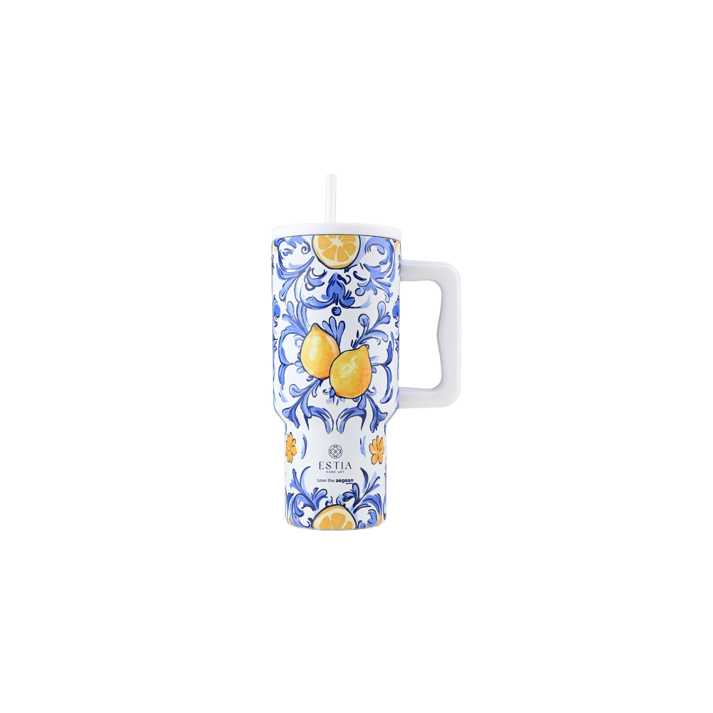 ESTIA ES01-34832 – TERMO ČAŠA SA SLAMKOM 900 ML AMALFI COAST
