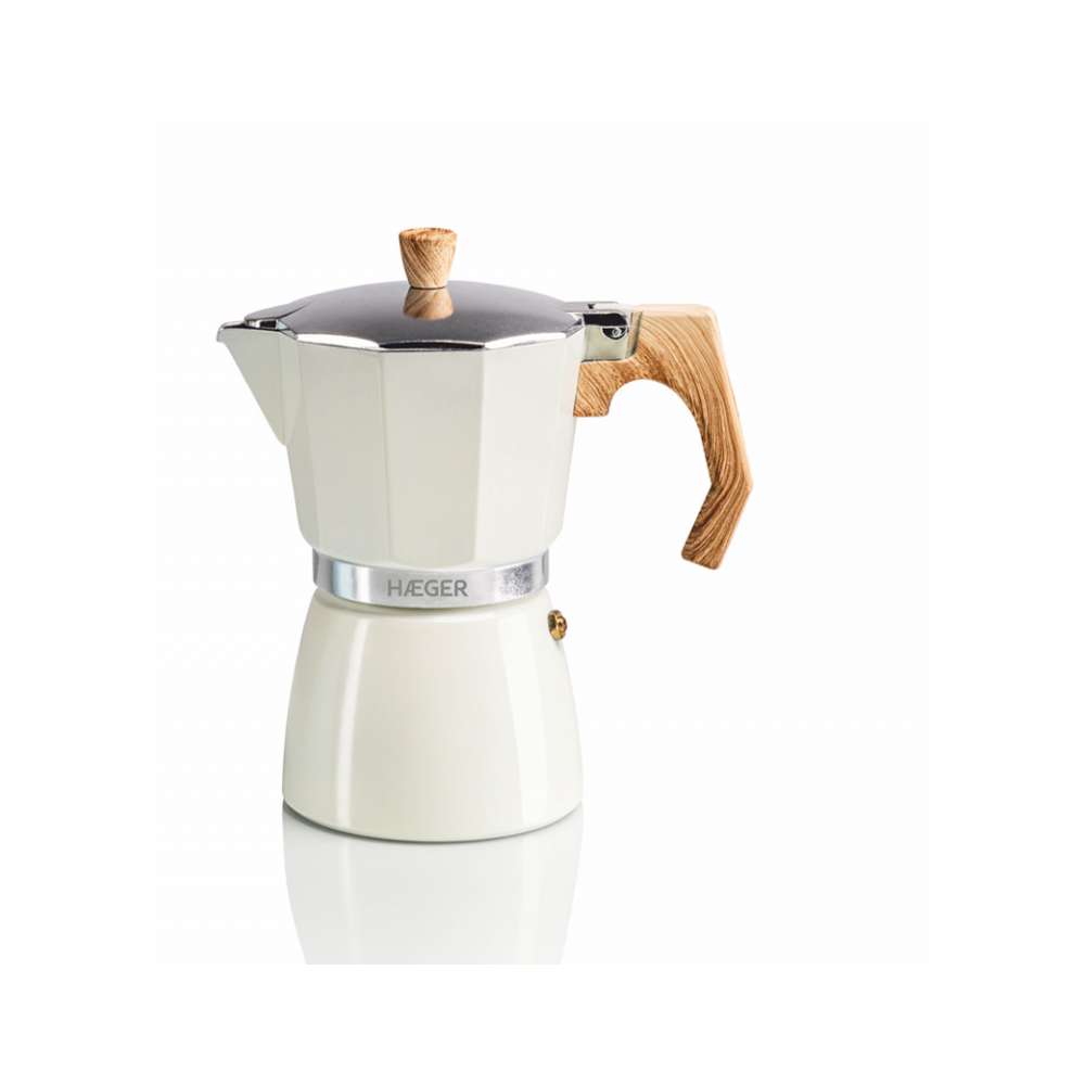 HAEGER  CP-06A.010A DŽEZVA ZA ESPRESSO KAFU 6 ŠOLJICA 300ML BEŽ