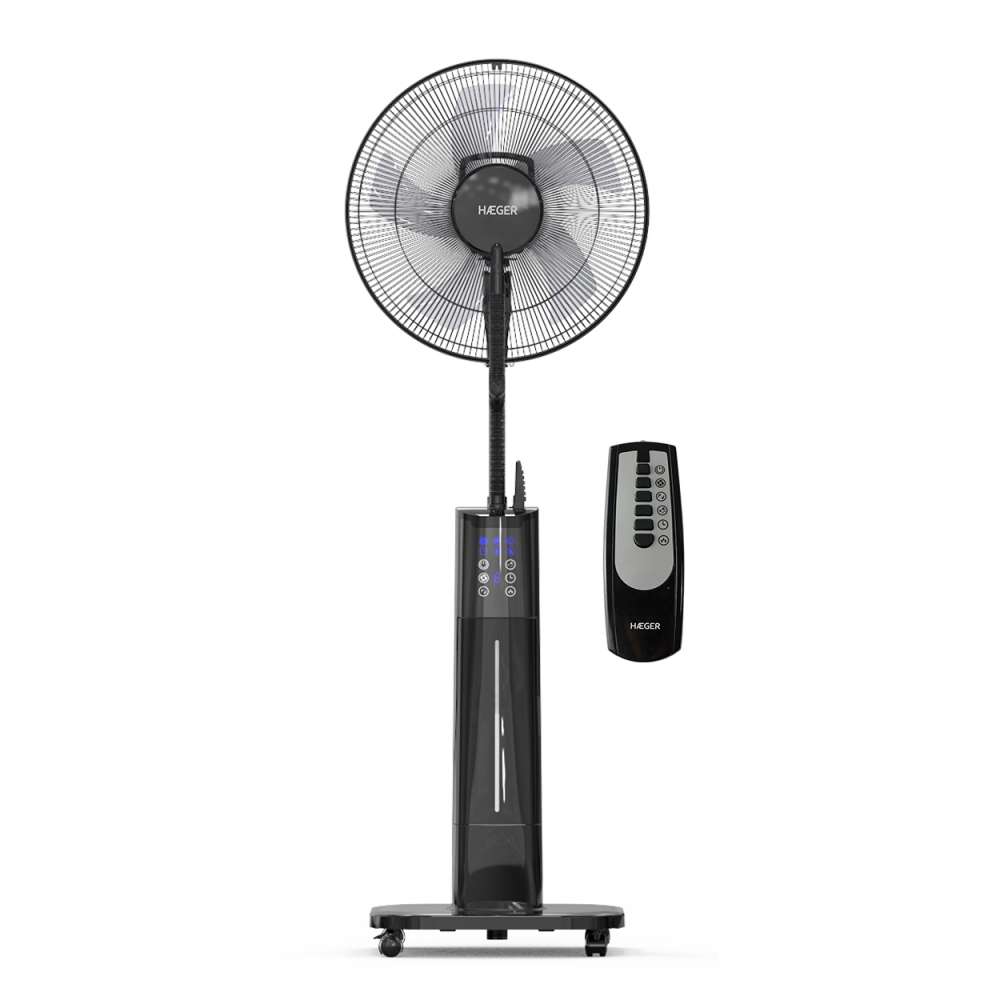HAEGER  HF-18R.002A STOJEĆI DIGITALNI VENTILATOR SA RASPRŠIVAČEM VODE