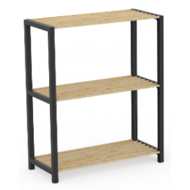 Bienwood BIE7003 VIŠENAMENSKA POLICA DRVO PLASTIKA 65CM