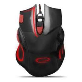 Esperanza EGM401KR ZICNI MIS ZA GAMERS 7D OPT. USB MX401 HAWK CRNO-CRVENI