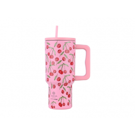 Estia ES01-32081 – Termo čaša sa slamkom 900 ml Cherry Rose