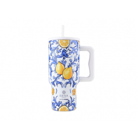 Estia ES01-34832 – Termo čaša sa slamkom 900 ml Amalfi Coast