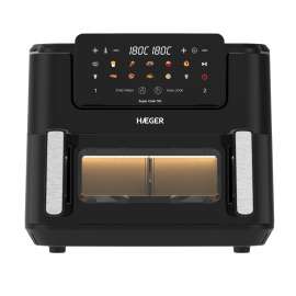 HAEGER HEAF-D10.010B FRITEZA NA TOPAO VAZDUH DIGITALNA 10,5L 2 POSUDE