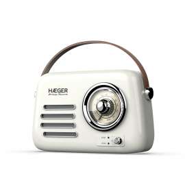 HAEGER HERB-BLU.003A RETRO FM RADIO BLUETOOTH, USB, AUX 5W BEŽ