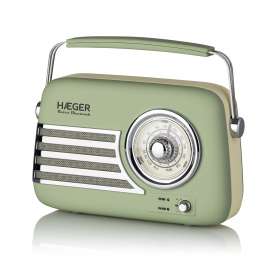 HAEGER HERB-GRE.001A RETRO FM RADIO BLUETOOTH, USB, AUX 5W ZELENI