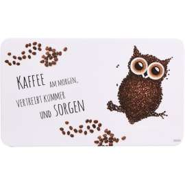 Kesper KSP32369 DEKORATIVNI PODMETAČ ZA DORUČAK MELAMIN 23,5X14CM COFFEE OWL