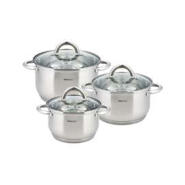 Kinghoff KH4446 SET ŠERPI 1/3 INOX 6 DELOVA