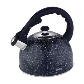 Kinghoff Kinghoff KH1406 - Čajnik crni mermerni sa zviždaljkom 2,6l