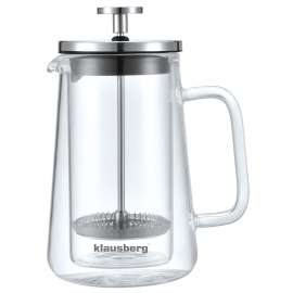 Klausberg KB7684 FRENCH PRESA ZA KAFU I ČAJ STAKLO 350ML
