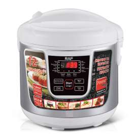RAF R.166W MULTICOOKER BELA/INOX 900W 6L