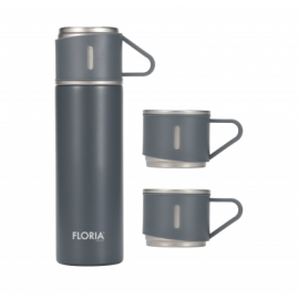Zilan ZLN0745 TERMOS BOCA 500ML + 3 ŠOLJE SET SIVI