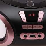 ADLER AD1181BC RADIO PRENOSIVI CD BOOMBOX CRNO PINK - slika 2