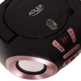 ADLER AD1181BC RADIO PRENOSIVI CD BOOMBOX CRNO PINK - slika 3