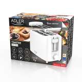 ADLER AD3223 TOSTER ZA 2 KRIŠKE 1800W BELI - slika 2