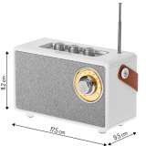 CAMRY CR1902W RETRO RADIO BLUETOOTH 5.1 - slika 4