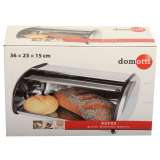 DAJAR DJ68907 KUTIJA ZA HLEB 36X23X15 CM METALNA SIVA DOMOTTI - slika 2