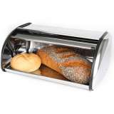 DAJAR DJ68907 KUTIJA ZA HLEB 36X23X15 CM METALNA SIVA DOMOTTI - slika 1