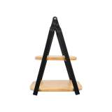 ESTIA ES01-20811 POSLUŽAVNIK ZA SERVIRANJE NA 2 NIVOA BAMBUS METAL 20X26X28CM - slika 3