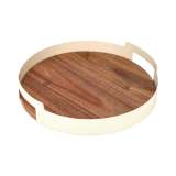 ESTIA ES01-24901 POSLUŽAVNIK BAGREMOVO DRVO METAL 30X4CM - slika 1