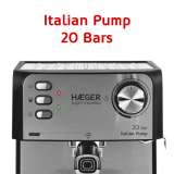 HAEGER HECM-85B.011A APARAT ZA ESPRESSO KAFU 20 BARA INOX - slika 4