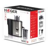 HAEGER HEJE-600.002B SOKOVNIK 600W SILVER/CRNI - slika 3
