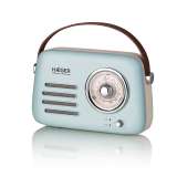 HAEGER HERB-BLU.002A RETRO FM RADIO BLUETOOTH, USB, AUX 5W PLAVI - slika 1