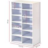 KESPER KSP15916 DRVENI CIPELARNIK BELI 51.5X29.5X87CM - slika 2
