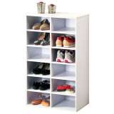 KESPER KSP15916 DRVENI CIPELARNIK BELI 51.5X29.5X87CM - slika 1