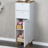 KESPER KSP15992 ORMARIĆ SA 2 LADICE I 1 VRATIMA 32X28X96 CM BELI LAK - slika 2