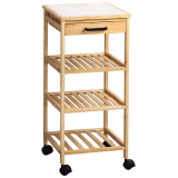 KESPER KSP25774 VIŠENAMENSKA POLICA SA TOČKIĆIMA 34X34X73CM DRVO - slika 1