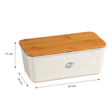 KESPER KSP58090 KUTIJA ZA HLEB 34X18X14CM BELA - slika 2