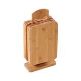 KESPER KSP58375 DASKA ZA SEČENJE 6 KOMADA SA STALKOM BAMBUS - slika 1