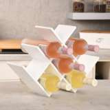 KESPER KSP69231 POLICA ZA VINO 8 FLAŠA BELA 46.5X12X30CM - slika 3