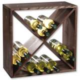 KESPER KSP69241 POLICA ZA VINO BOROVO DRVO 50X50X25CM - slika 1