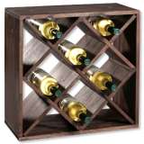 KESPER KSP69244 POLICA ZA VINO BOROVO DRVO 50X50X25CM - slika 2