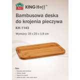 KINGHOFF KH1143 DASKA ZA SEČENJE BAMBUS 33X23X1.9CM - slika 2