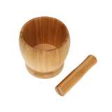 KINGHOFF KH1617 AVAN I TUČAK ZA ZAČINE OD BAMBUSA 11,5CM - slika 2