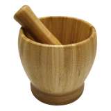 KINGHOFF KH1617 AVAN I TUČAK ZA ZAČINE OD BAMBUSA 11,5CM - slika 3
