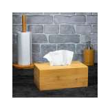 KINGHOFF KH1690 DRŽAČ ZA PAPIR BAMBUS 26.4X15X11.2CM - slika 2