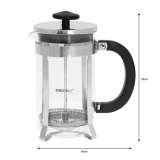 KINGHOFF KH4837 FRENCH PRESA ZA KAFU I ČAJ 0,6L STAKLO METAL - slika 4