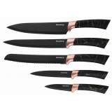 KLAUSBERG KB7768 KUHINJSKI SET NOŽEVA SA POSTOLJEM CRNI MERMER 6 - slika 3