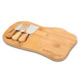 NAVA NV10-107-011 DASKA ZA SEČENJE SIRA BAMBUS SA PRIBOROM 33CM - slika 3