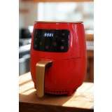 QUANTEK Q1301RD AIR FRYER SA TAJMEROM LCD 6L 1600W CRVENA - slika 2