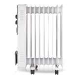 RAF R.0938 ULJNI RADIJATOR 9 SA VENTILATOROM 9 REBARA BELO/SIVI 2400W - slika 4