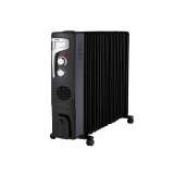 RAF R.1329B ULJNI RADIJATOR SA VENTILATOROM 13 REBARA CRNI 2900W - slika 1