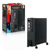 RAF R.1338B ULJNI RADIJATOR SA VENTILATOROM 13 REBARA CRNI 2900W - slika 2